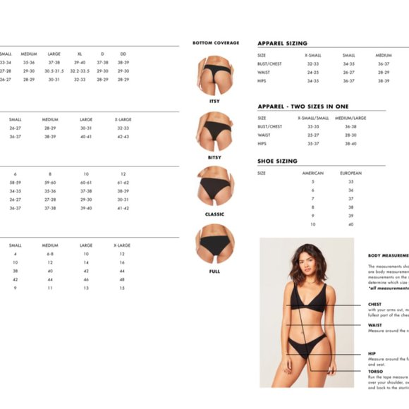 L*Space Tangerine La Jolla Bitsy Bottom, Size XS - Picture 7 of 7